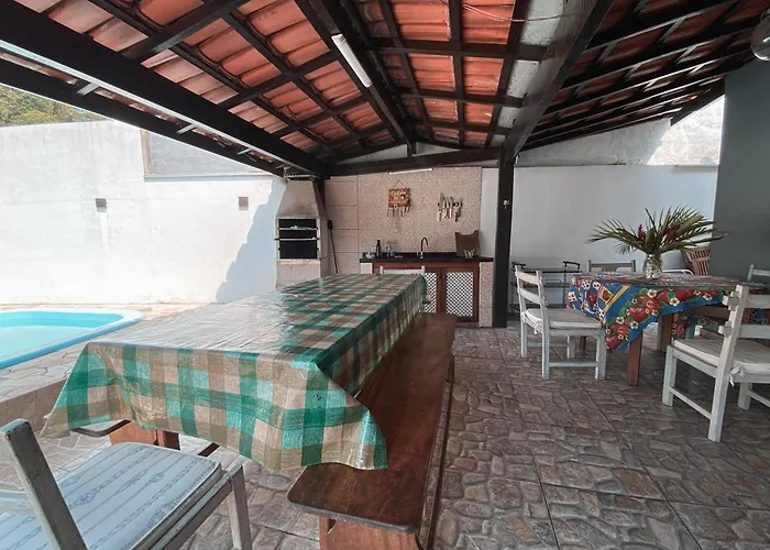 Casa Completa Com Piscina E Area De Churrasco